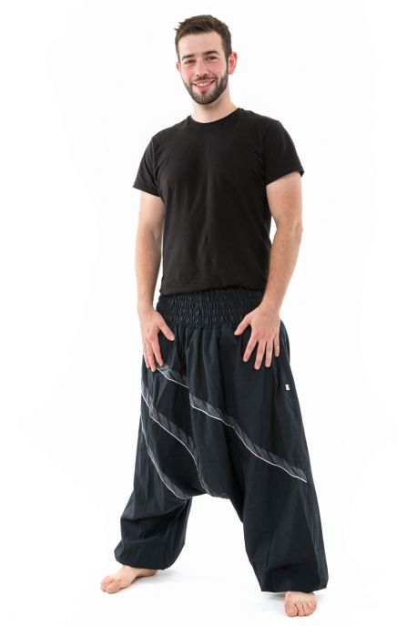 Sarouel grande taille large ceinture elastique Andaman personnalisable