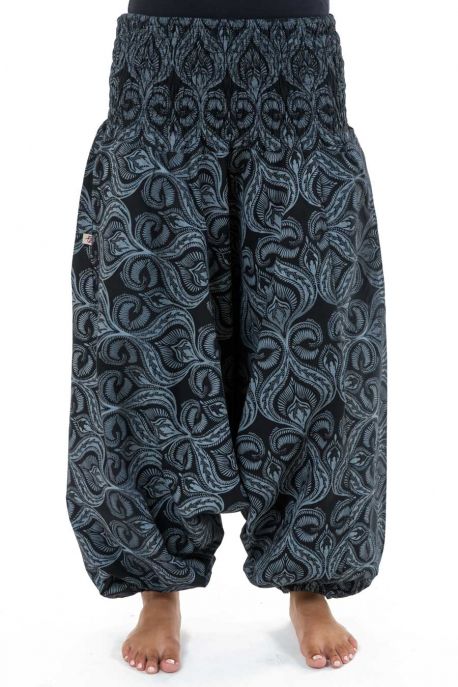 Sarouel femme ethnique chic coton epais Pankha face