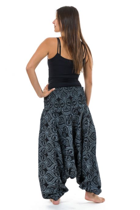 Sarouel femme ethnique chic coton epais Pankha face
