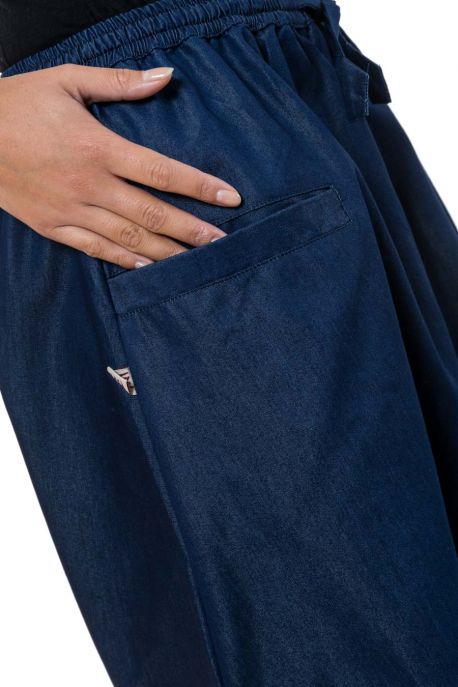 Pantalon sarouel jean denim street baba cool mixte Liam