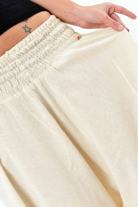 Pantalon sarouel elastique uni aladin sarwel indien