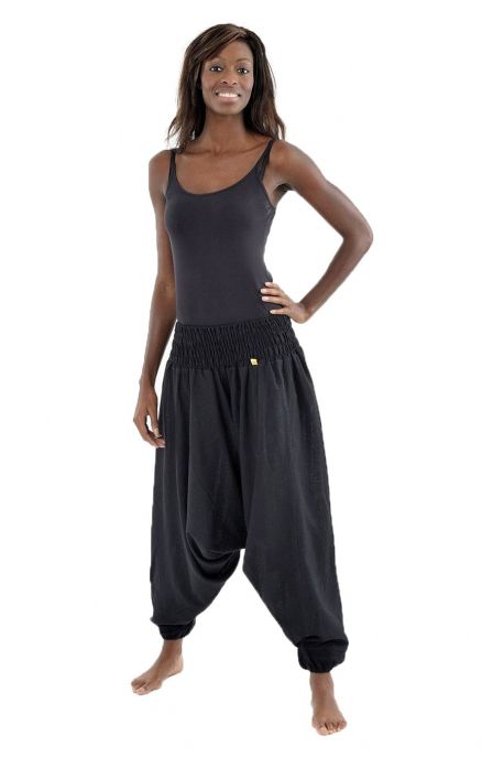 Pantalon sarouel elastique uni aladin sarwel indien