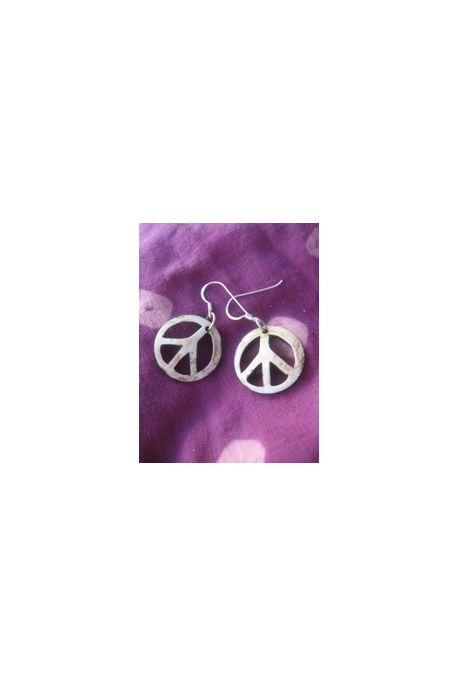 BO7005 Boucle d oreille os de buffle nepalais