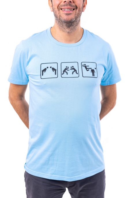 T-shirt humoristique homme Karate head