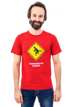 T-shirt humoristique Dangerous gases