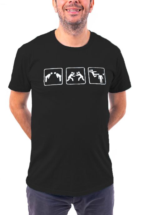 T-shirt humoristique homme Karate head