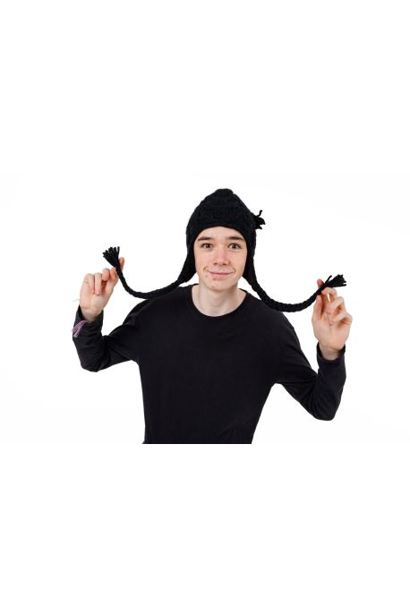 Bonnet Mixte Laine Polaire Noir Sorrel
