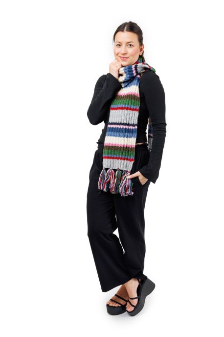 Écharpe Mixte Laine Multicolore Aroha