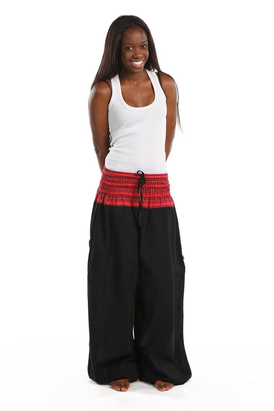 Pantalon Sarouel Pour Femme Grande Taille - Taille élastique, Coupe Large, Confort Parfait Pour Le Yoga Et Le Quotidien