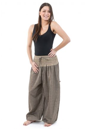 Gheri Pantalon sarouel en coton délavé Aladdin Genie Ninja pour homme, coupe large, patch épais, L/XL Gheri Pantalon sarouel en coton délavé Aladdin Genie Ninja pour homme, coupe large, patch épais, L/XL